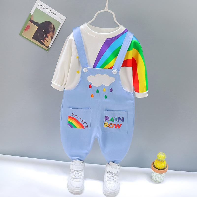 キッズ パンツ セットアップ 長袖 コットン 幼児 ズボン 上下セット かわいい 80 9...