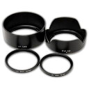F-Foto Canon ミラーレス一眼 EOS Kiss M200 / M100 / M10 / M6 ダブルズームキットに適合 EW-53 & ET-54B...