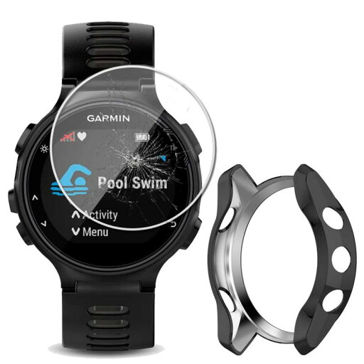 Miimall【フイルム*2+ケース*1 セット】Garmin ForeAthlete 745 ガラスフィルム カバー 擦り傷防止 指紋・汚れ防止 9H硬度 ぴったり対応 擦り傷防止 軽量 ガーミン フォアアスリート 745 フィルム シー Miimall【フイルム*2+ケース*1 セット】Garmin ForeAthlete 745 ガラスフィルム カバー 擦り傷防止 指紋・汚れ防止 9H硬度 ぴったり対応 擦り傷防止 軽量 ガーミン フォアアスリート 745 フィルム シー