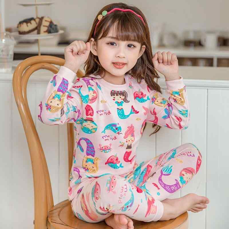 ・カテゴリ: 子供用部屋着・対象: 女の子・素材: ポリエステル80%・生地: ミルクシルク・スタイル: 韓国風・柄: キャラクター・厚さ: 普通・機能: 吸湿速乾・対象年齢: 3～8歳、身長90～150cm・カラー: ピンク（人魚）・元素: スポーツ、セットアップ、キャラクター、プリンセス、トレンド、欧米