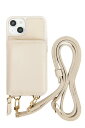 MINTY iPhone14 ケース iPhone13 ケース 両機種対応 ショルダー ストラップ ウォレット付き