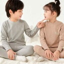 子供用インナーウェア 秋冬 保温インナー 上下セット ウール 混紡 シルク パジャマ 寝巻き ルームウェア 厚手 ベビー キッズ 男の子 女の子 100cm 1...
