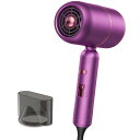 速乾ヘアドライヤー 【大風量 ・2024新型ドライヤー】温冷リズム 静電気 1200W 軽量 ノズル付き コンパクト 静音 2億マイナスイオン ヘ静電気 アドライヤー(2)