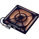 メトロ こたつ用取替えヒーター U字型ハロゲンヒーター 手元温度コントロール式 MHU-601E(DK) ブラック