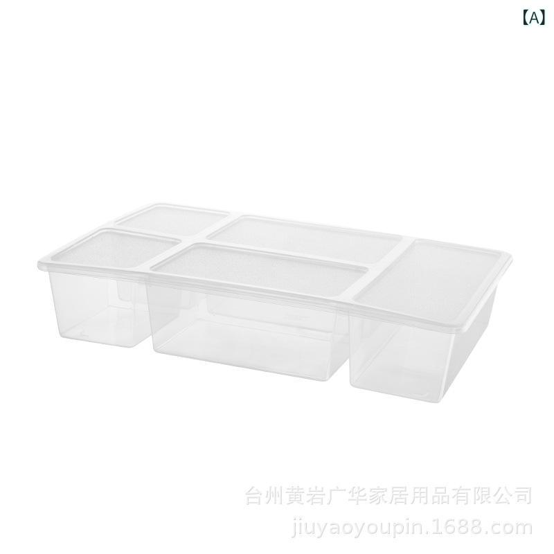 冷蔵庫収納ケース 透明 フードストッカー 果物 野菜 ストック 分離 保管 整理用