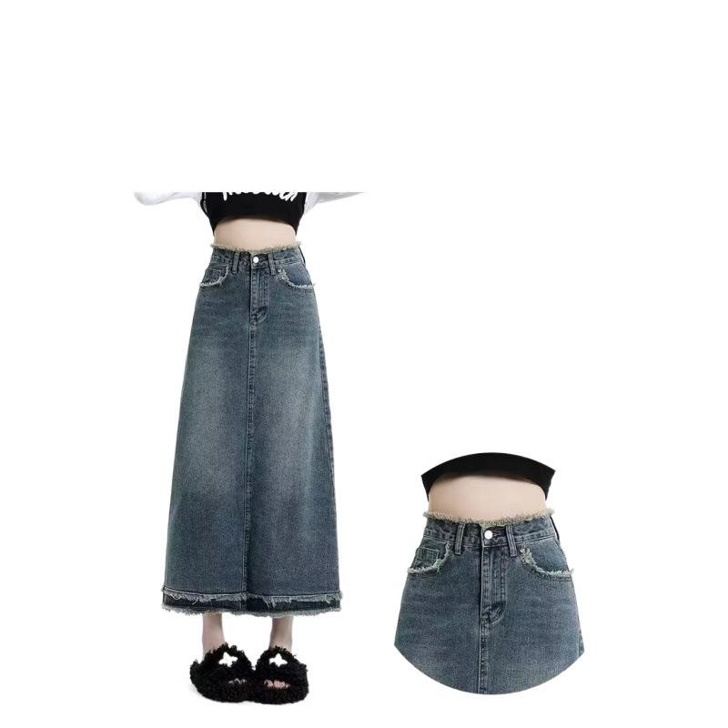 スカート レディース デニムスカート ミニスカート ハイウエスト 着痩せ スタイルアップ Aライン カジュアル ブルー ジーンズ ジーパン 春夏