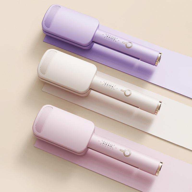 ヘアアイロン レディース 32mm ウェーブ巻き コテ 巻き髪 前髪 水波ウェーブ 羊毛巻き ニュアンスヘア ふんわり カール 4段階温度調整 セラミックコーティング