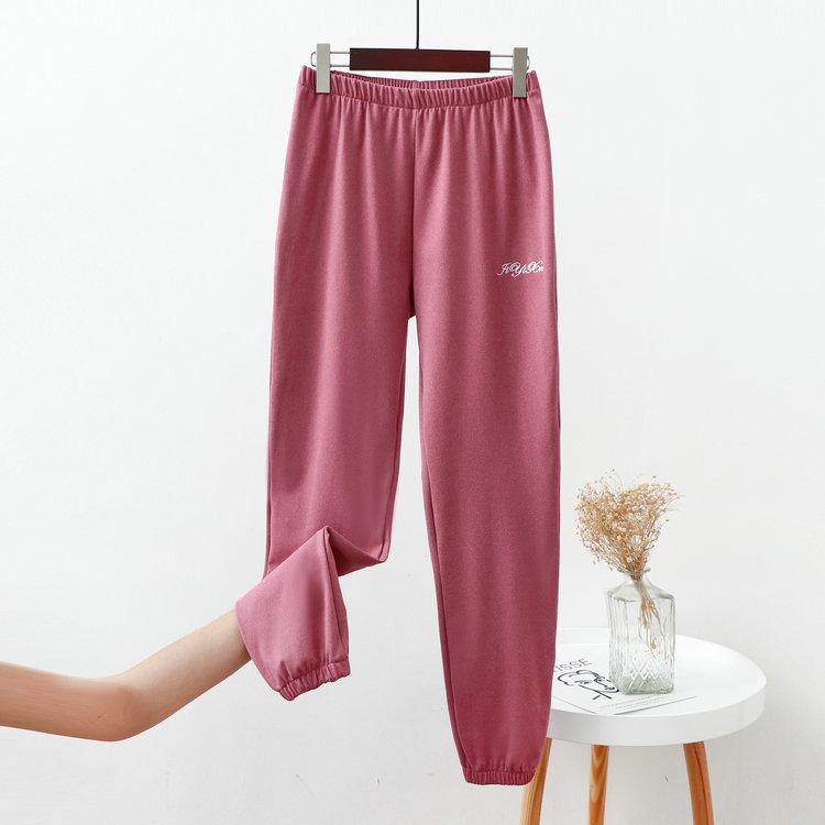 パンツ レディース 暖かルームパンツ 高伸縮 ドロストリラックスパンツ バルーンパンツ 秋冬 高見え マカロンカラー