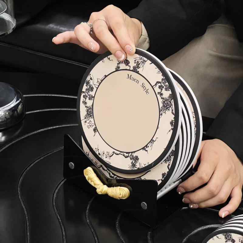 鍋敷き おしゃれ かわいい 陶器製 コースター セット 耐熱 高級感 キッチン用品 食卓用 断熱 花柄 レトロ