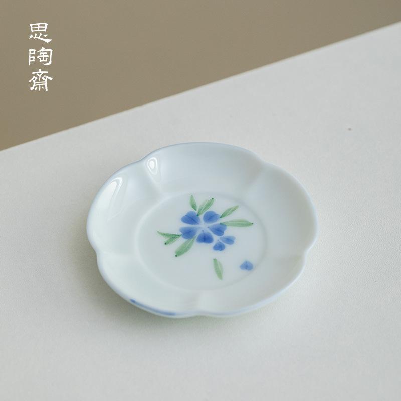 茶托 陶瓷製コースター 家庭用 断熱シート カップ敷き 新中式 7.5cm