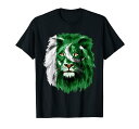 Pakistan Flag Lion Face Pakistani Pride Vintage Tシャツ