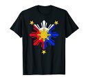 Pinoy フィリピン国旗 太陽 Tシャツ