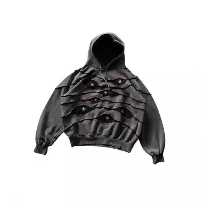 パーカー レディース ストリート系 オーバーサイズ プルオーバー 長袖 3Dプリント ゆったり カジュアル 秋冬