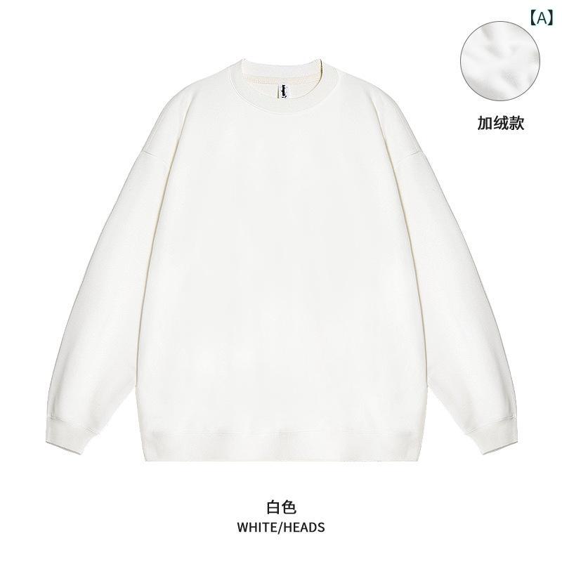 シャドーテールのトレーナー レディース 秋冬 裏起毛 クルーネック ゆったり カットソー 重ね着風 無地 トップス 長袖 スウェット かわいい 普段使い ルームウェア 白 グレー 黒 赤 ピンク ベージュ カーキ ブルー パープル ブラウン S M L XL｜アングル2