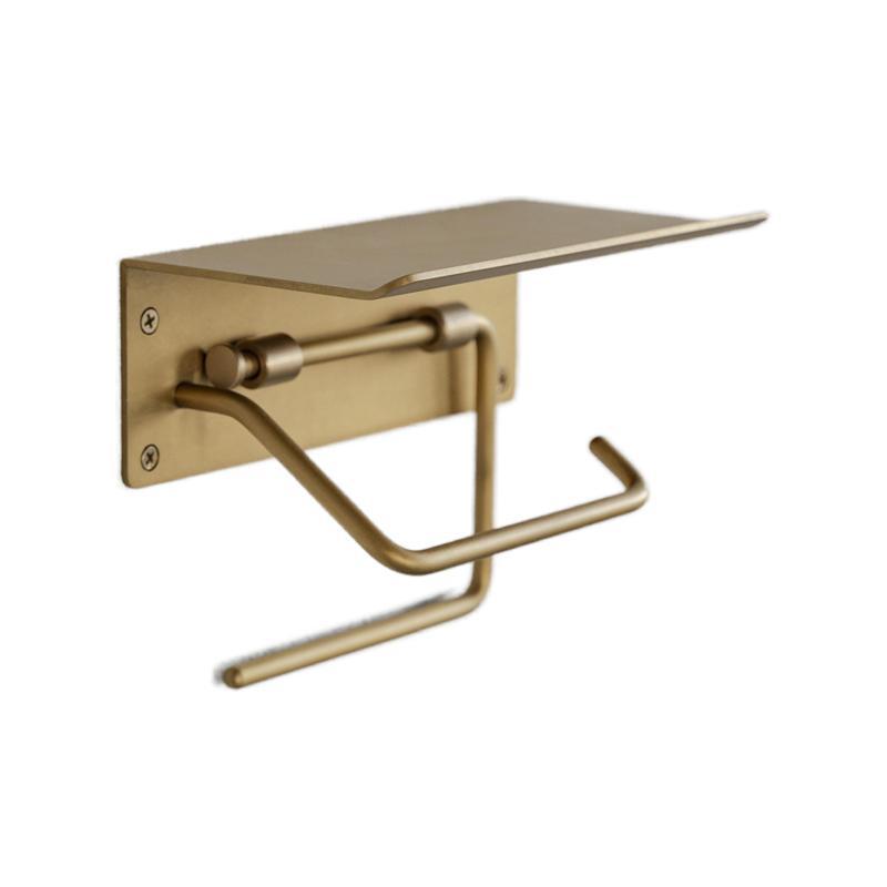 トイレットペーパーホルダー バスルーム用 ペーパータオルホルダー ステンレス製 粘着式 壁掛け 北欧ス..