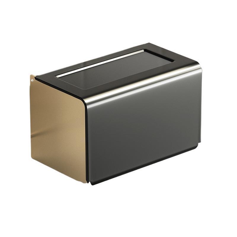 トイレットペーパーホルダー 防水 壁掛け おしゃれ 衛生用品 収納棚付き 接触冷感 ペーパータオルホル..