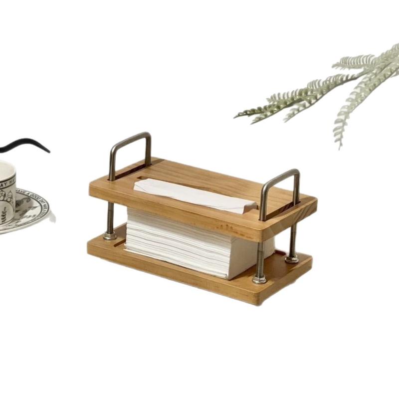 ティッシュケース 木製 卓上 壁掛け おしゃれ ティッシュボックス 北欧風 吊り下げ 多用途 焼色 ウォー..