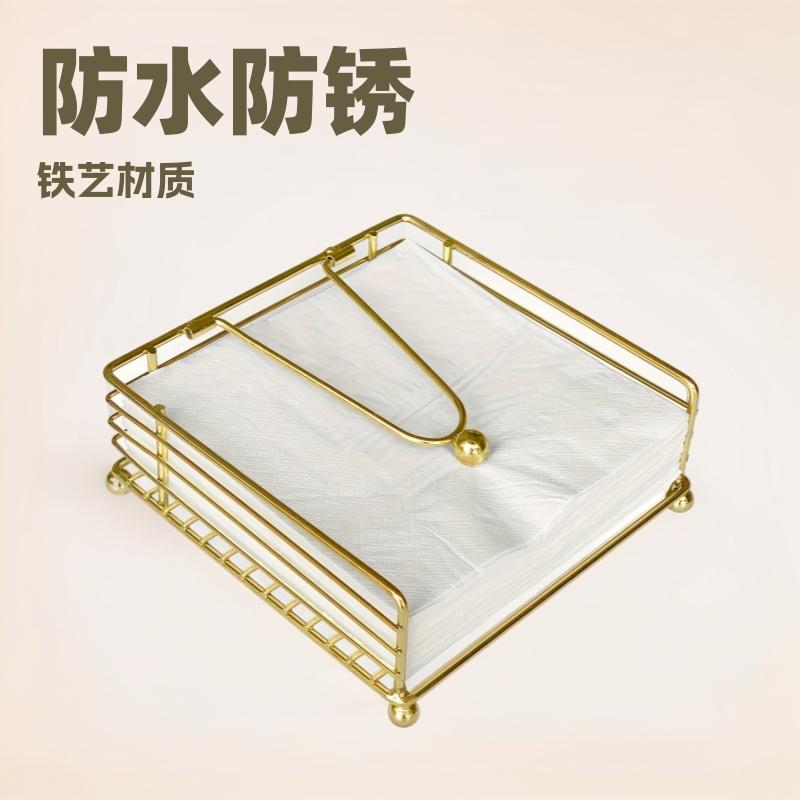 ティッシュケース 木製 正方形 卓上 ティッシュボックス ホテル レストラン 業務 用 おしゃれ ゴールド..