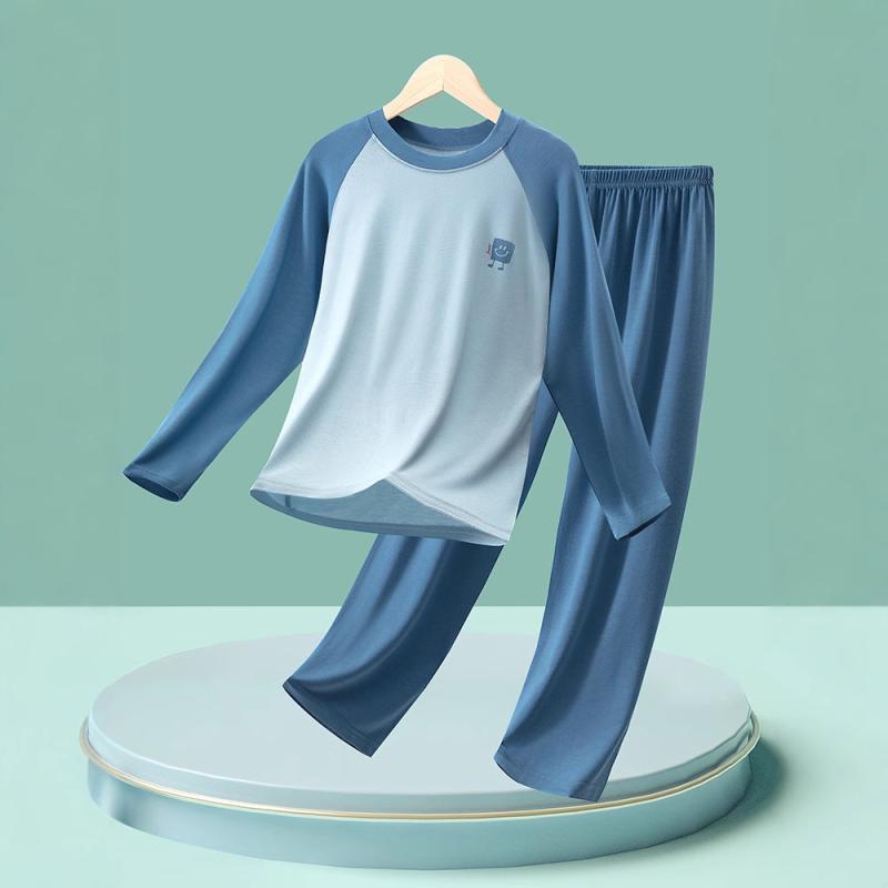 子供用パジャマ 再生繊維 男児 女児 長袖長ズボン 上下セット 薄手 春夏秋 ルームウェア 寝間着 部屋着 吸湿速乾 かわいい 100cm 110cm 120cm 130cm 140cm 150cm 160cm
