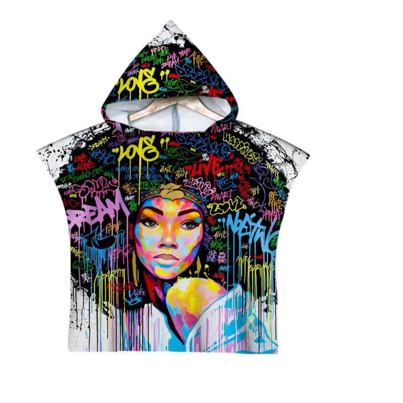 キッズ バスローブ フード付きタオル ビーチ プール 超細繊維 プリント 吸水速乾 連帽