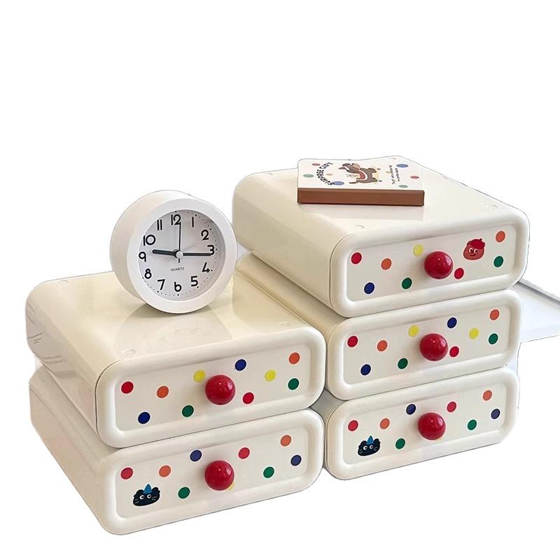 卓上収納ケース レディース 学生 寮 ドレッサー コスメ収納ボックス 小物入れ プラスチック製 フタ付き..