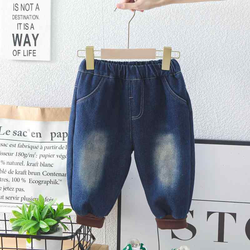 子供用パンツ デニム ズボン ベビー 幼児 裏起毛 カジュアルパンツ 男の子 女の子 春秋冬 80cm 90cm 100cm 110cm 120cm 130cm