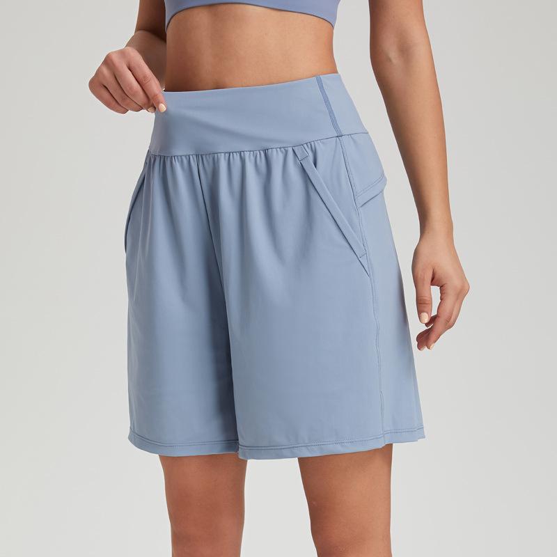 ヨガパンツ レディース スポーツ ショートパンツ 吸湿速乾 高腰 運動着 5分丈 短パン フィットネス トレーニング ルームウェア 普段使い ブラック グレー ブルー S M L XL