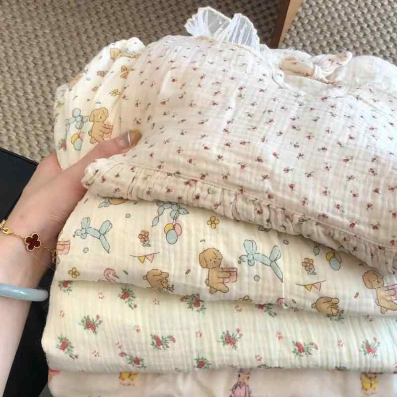 パジャマ レディース マタニティウェア 綿100% ダブルガーゼ ルームウェア 上下セット 春夏 授乳 部屋..