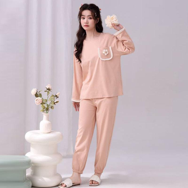 ・カテゴリ: 睡衣・スタイル: 简约休闲・素材: 綿・生地: 全棉・厚さ: 中等・生地の厚さ: 厚手(約201-250g/平方メートル)・ネックライン: ラウンドネック・機能: 通気性、睡眠、弾力性、ホームウェア、保温性、快適性、外出着・対...