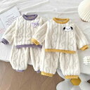 子供服 パジャマ 上下セット フランネル 珊瑚マイヤー 中小 детска градина 厚手 秋冬 90cm 100cm 110cm 120cm 130cm...