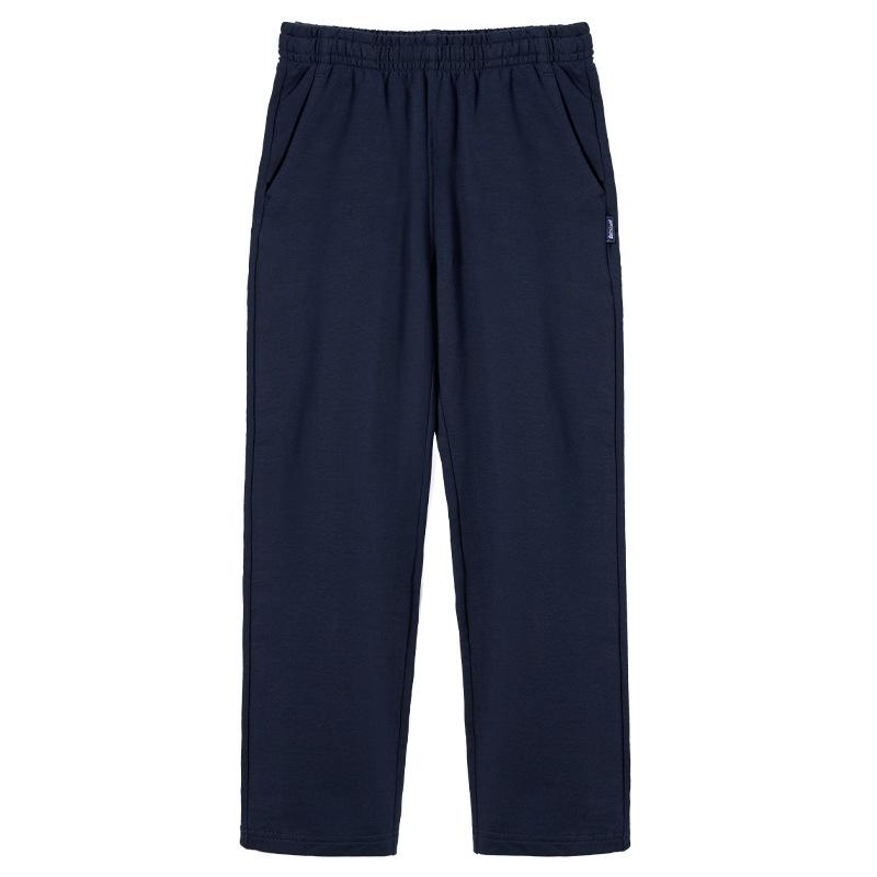 子供用パンツ スクールパンツ ジャージ 運動着 ロングパンツ 春夏 薄手 接触冷感 紺色 濃紺色 ネイビー グレー 灰色 黒色 ブラック 無地 ストレート 裾絞り 小学生 中学生