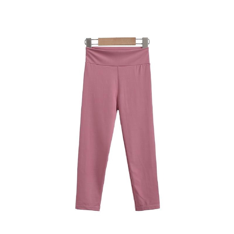 子供用パンツ ガールズ スポーツパンツ 高腰 速乾 薄手 レギンス 高弾性 モダール素材 春夏 秋 防蚊 伸縮性 長ズボン