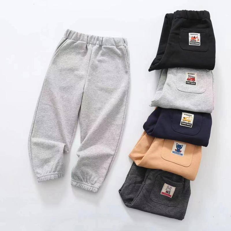 子供用パンツ 男の子向け 長ズボン コットン100% スウェットパンツ 裾絞り 無地 カジュアル 高学年 中学年 低学年 春秋 黒 シャンパン 浅灰 グレー 濃いグレー 濃紺 100cm 110cm 120cm 130cm 140cm 150cm