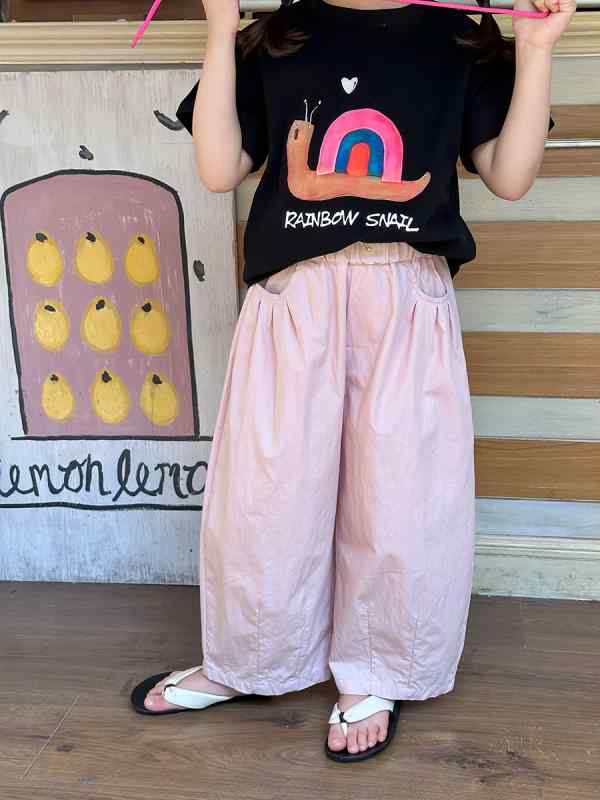 Other - 子供服 パンツ ガールズ 長ズボン 春夏 コットン 混紡 防蚊 ズボン カジュアル パンツ ピンク ブラック ブルーグリーン ベージュ 90cm 100cm 110cm 120cm 130cm 140cm 150cm 160cm 170cm