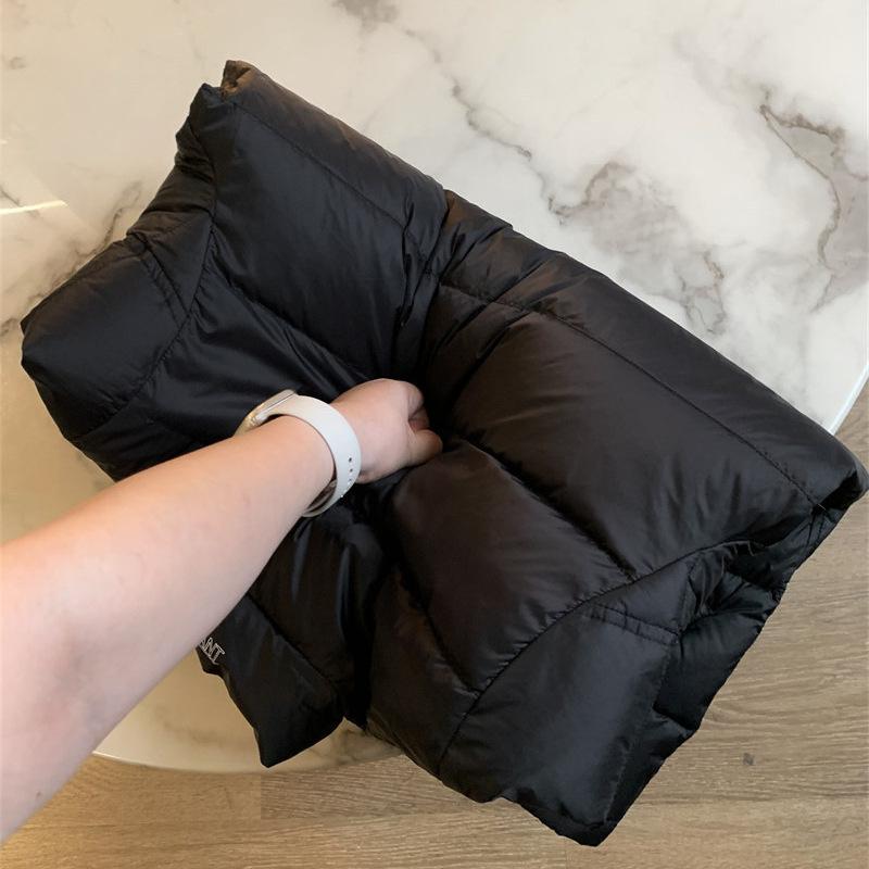 羽绒服 メンズ 男性用 鹅绒 ダウン ジャケット 立襟 防風 保温 アウター 650フィルパワー 秋冬 ブラック