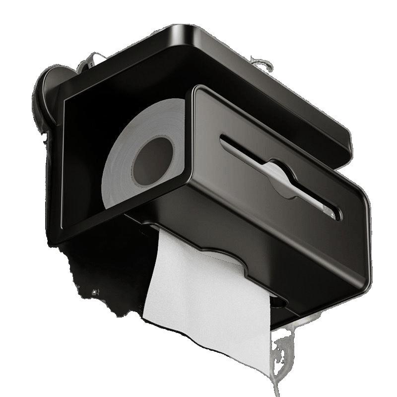 トイレットペーパーホルダー 壁掛け式 ペーパータオルホルダー 防水 トイレ ペーパーボックス ロールペ..