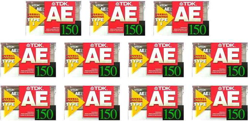 TDK カセットテープ 11本 AE 150分 いい音設計 AE-150X11F TDK カセットテープ 11本 AE 150分 いい音設計 AE-150X11F