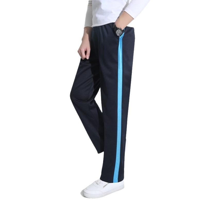 スクールパンツ 子供 男女兼用 裏起毛 ジャージ ズボン 小学生 中学生 高校生 体操服 運動着 ネイビー 紺 ブラック 黒 ライン入り あったか 防寒 ゆったり