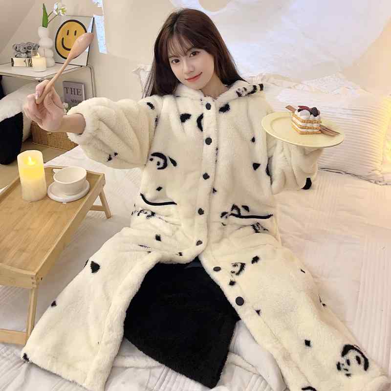 パジャマ レディース キッズ 秋冬 珊瑚绒 サンゴフリース 厚手 ルームウェア 寝巻き 部屋着 ポリエステ..