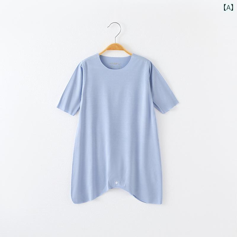 ベビー服 ロンパース 薄手 夏用 無地 新生児 赤ちゃん パジャマ ルームウェア モダール 吸湿速乾 73 90 110