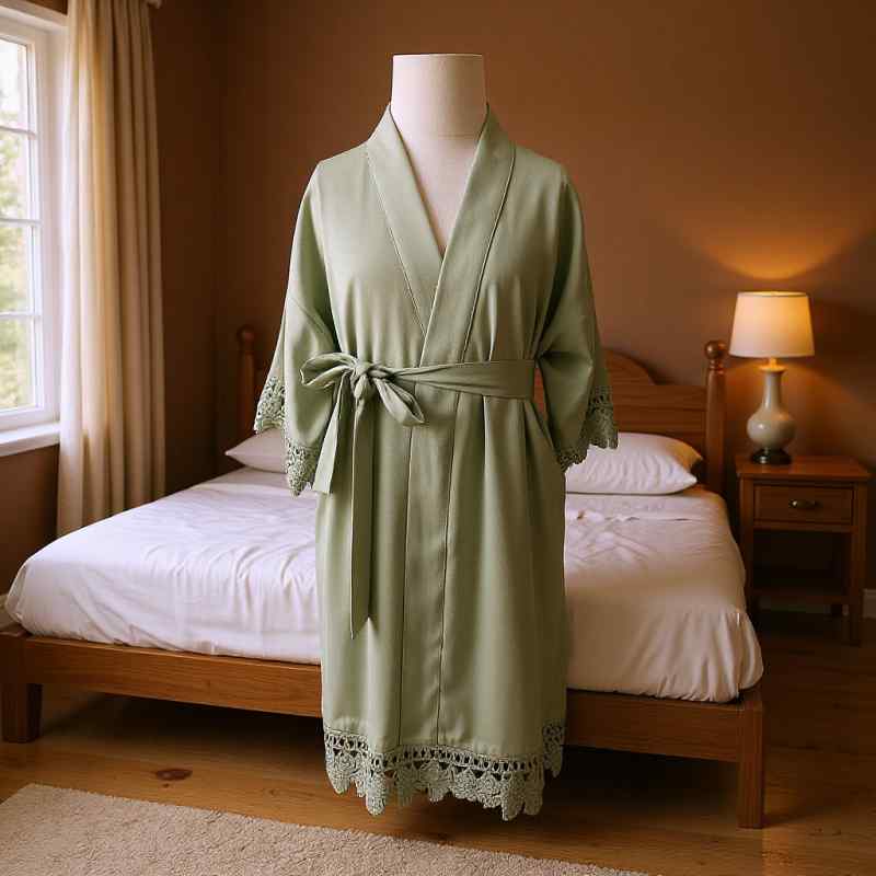 子供用ナイトガウン レース付き 光沢サテン パジャマ 春夏秋 中小キッズ 3歳 4歳 5歳 6歳 7歳 8歳 9歳 10歳 11歳 12歳 13歳 14歳 ポリエステル 寝間着