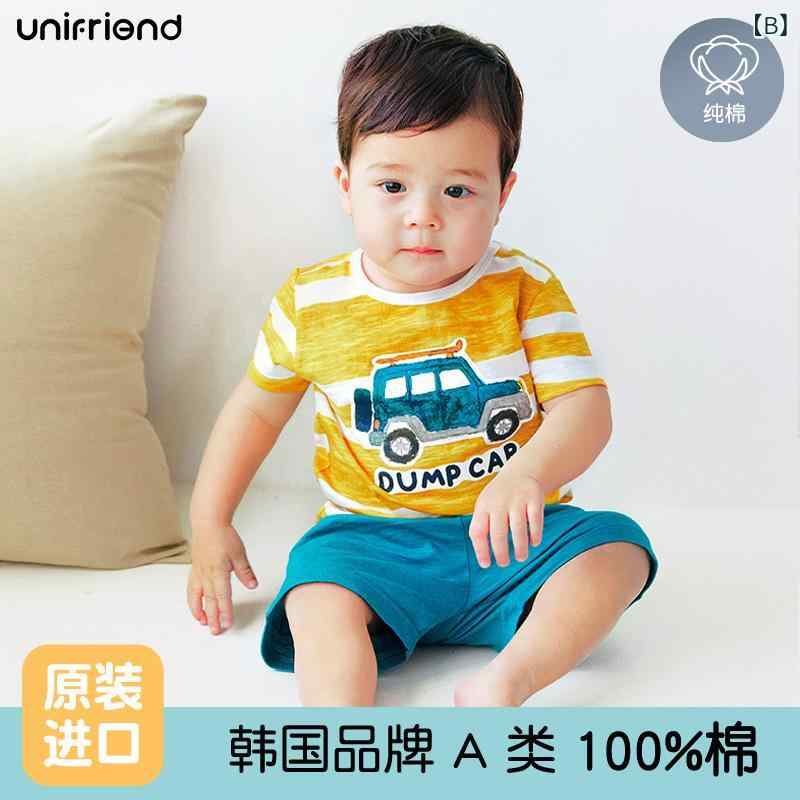 子供用パジャマ 上下セット 薄手 半袖 短パン 綿100％ 春夏 ストライプ 格子柄 かわいい アニマルプリント 部屋着 寝巻 男の子 女の子 キッズ 90 100 110 120 130 140 150 160 3