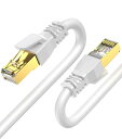 LANケーブル CAT8 超高速40Gbps/2000MHz RJ45 カテゴリー8準拠 イーサネットケーブル 爪折れ防止 STP シールド モデム ルータ PS3 PS4 Xbox等に対応
