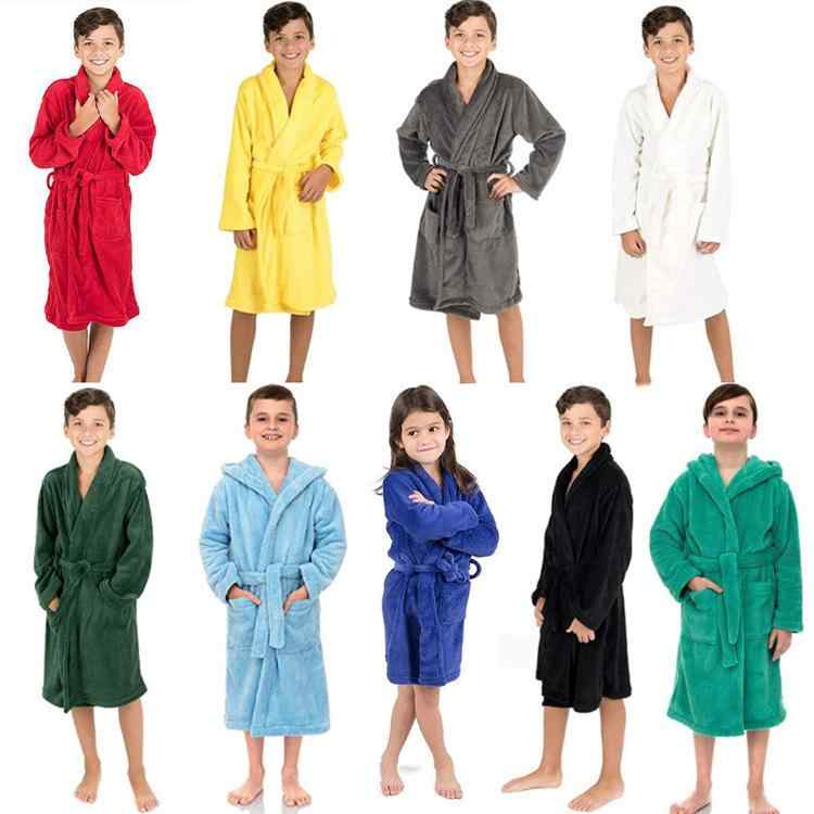 バスローブ 子供用 女の子 フランネル 無地 フード付き 厚手 柔らかい ポリエステル 吸水性 速乾性 春夏