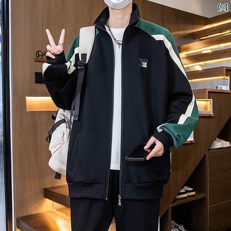 パーカー キッズ 男の子 秋冬 ブルゾン ジャンパー アウター スウェット スポーティー カジュアル 子供服 ジュニア ボーイズ 普段着 長袖 無地 ブラック カーキ グレー グリーン