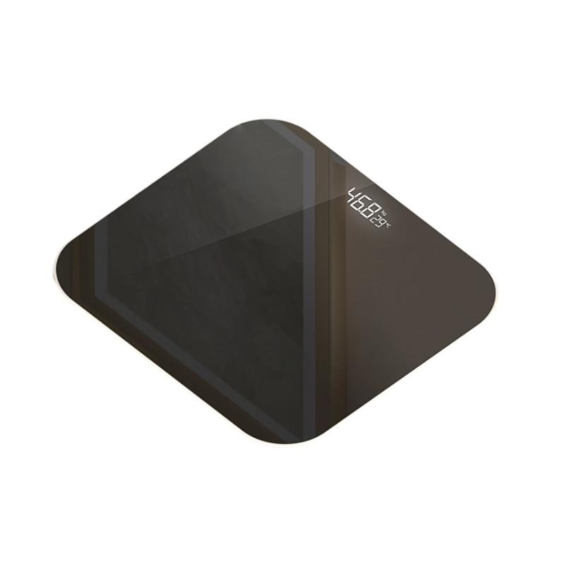 体重計 ホテル 家庭用 小型 薄型 精密体重測定 ブラック カーキグレー