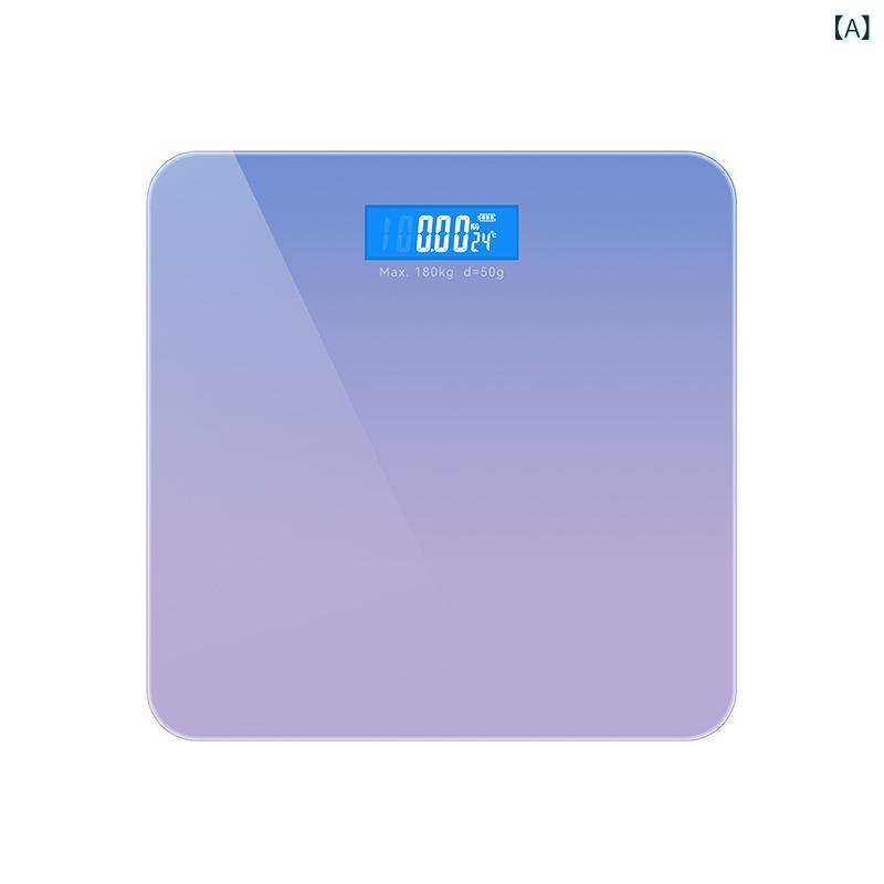 体重計 レディース 女性用 家庭用 小型 体重測定 ヘルスメーター 電池式 デジタル かわいい 幸運鴨 俏皮兔 星空紫 オーロラピンク