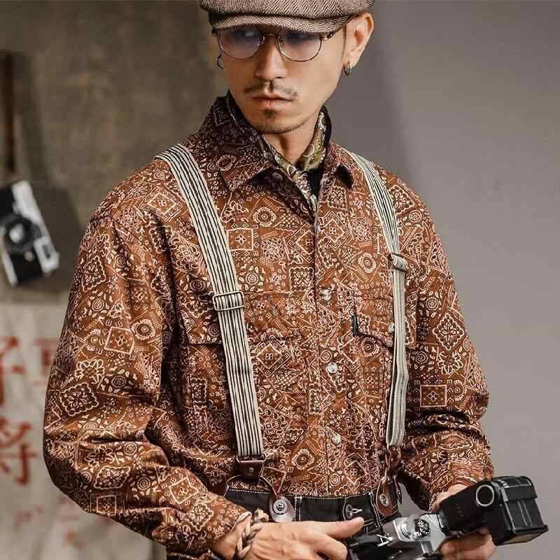 ・カテゴリ: シャツ・スタイル: 韓国版・袖丈: 長袖・柄: 無地・厚さ: 普通・対象: 青年・素材: ポリエステル71-80%、酢酸繊維・対象: 成人男性・カラー: ダークブルー、コーヒーブラウン・サイズ: M、L、XL、2XL、3XL・襟型: 襟付き・フィット: ルーズ・ディテール: ポケット装飾・用途: カジュアル・加工: アイロン不要