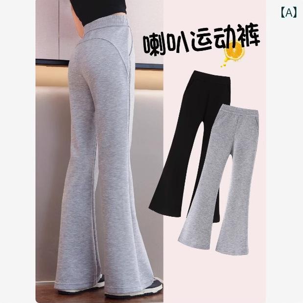 子供服 パンツ 女の子 ズボン スキニーパンツ ラッパズボン ヨガパンツ アウトドア スポーツ 高伸縮 春秋 7分丈 普段着 部屋着 ガールズ 女児 薄手