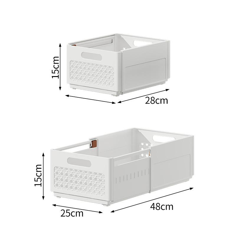 収納ケース 伸縮式 キッチン 整理ボックス 引き出し カトラリー 薬 メイク道具 小物入れ 雑貨 12L PP樹脂製 日式